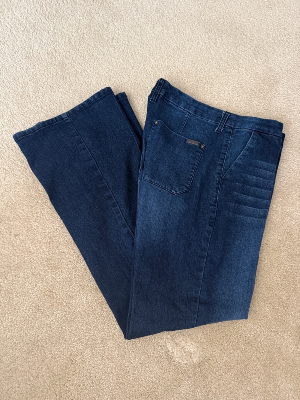 Dear John Dark Blue Wide Leg Jeans